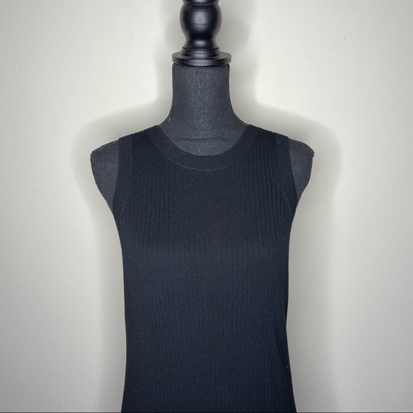 Banana Republic Dresses & Skirts - Banana Republic Black Ribbed Sleeveless Dress Size M